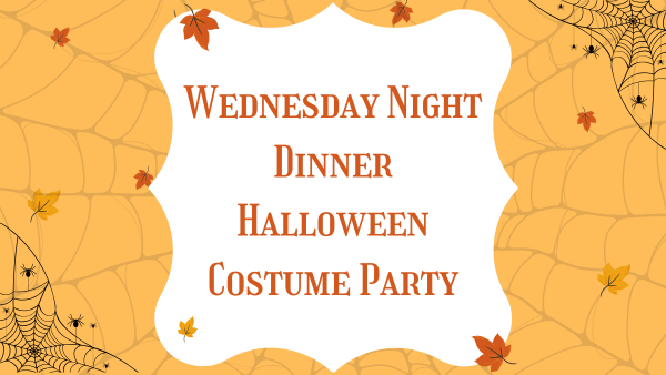 Wednesday Night Dinner Halloween Costume Party